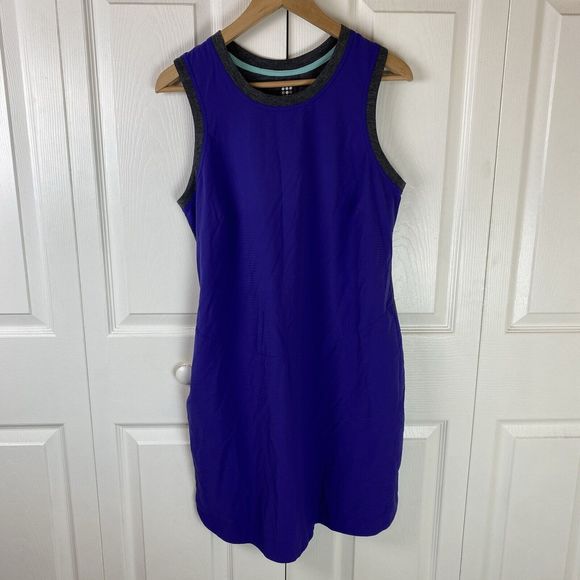 Title Nine L Speed Racer Dress Purple Tank Active Mini Tennis Golf Nimblene - Picture 1 of 6
